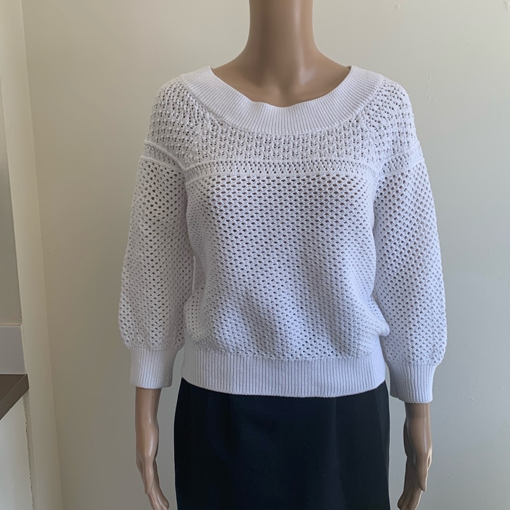 Joe Fresh white sweater size:L